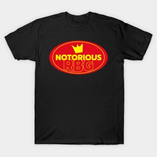 Notorious RBG Yellow Red T-Shirt